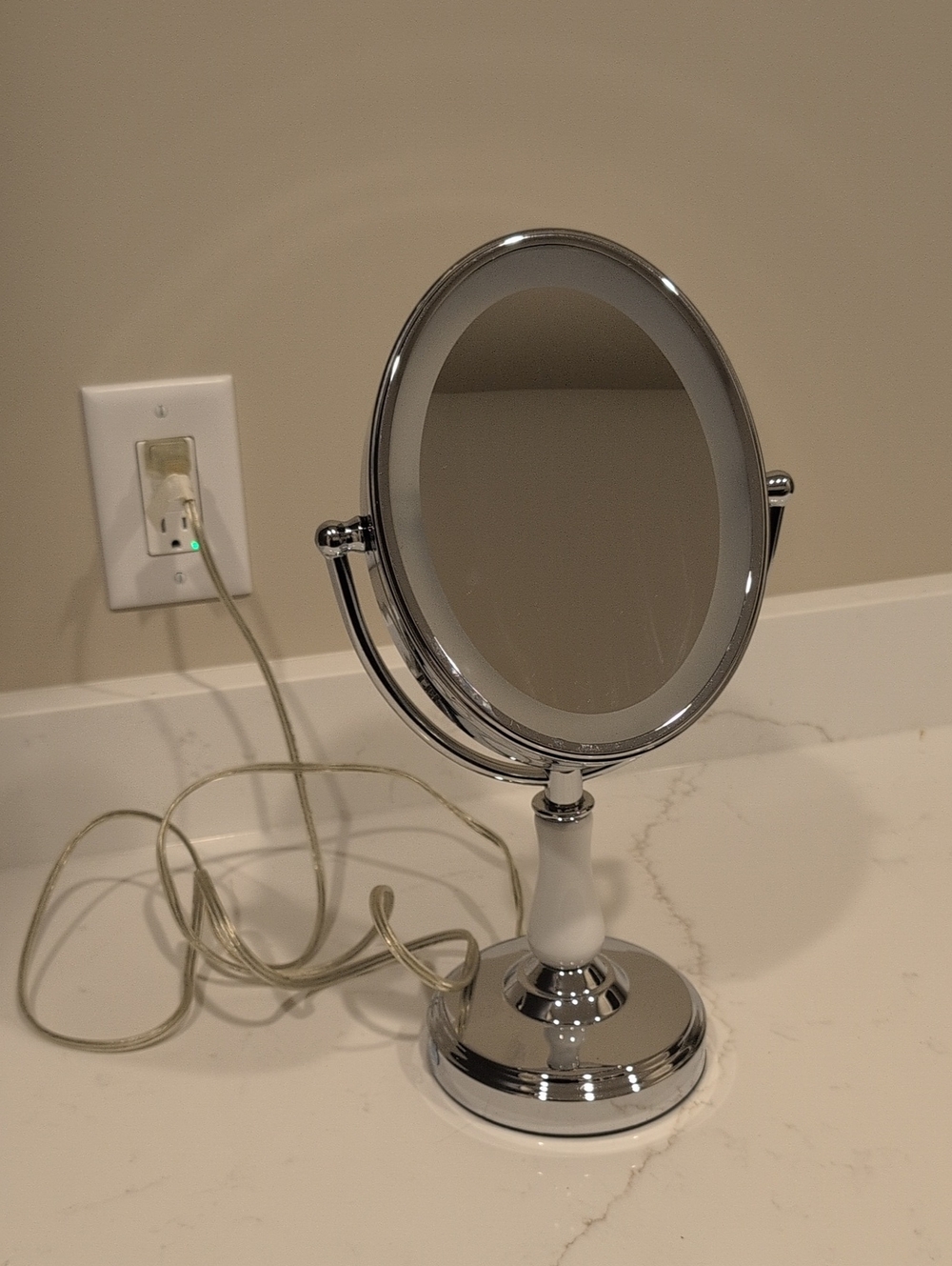 Conair Lighted Dual Sided Makeup Vanity Mirror